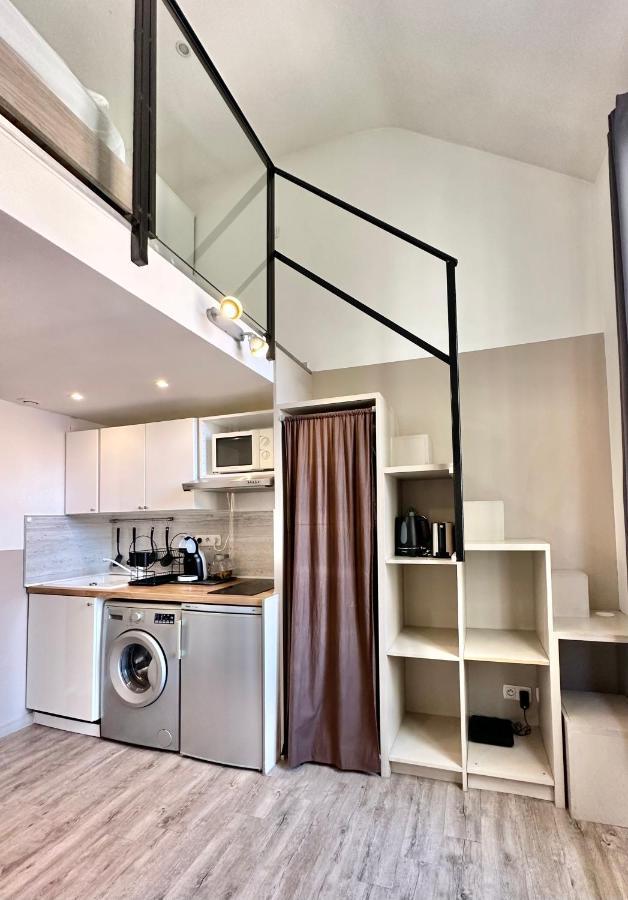 Studio Avec Clim A 100M Plage - 15Min Centre Ville 尼斯 外观 照片