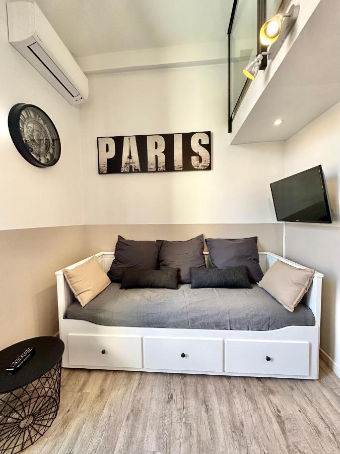 Studio Avec Clim A 100M Plage - 15Min Centre Ville 尼斯 外观 照片