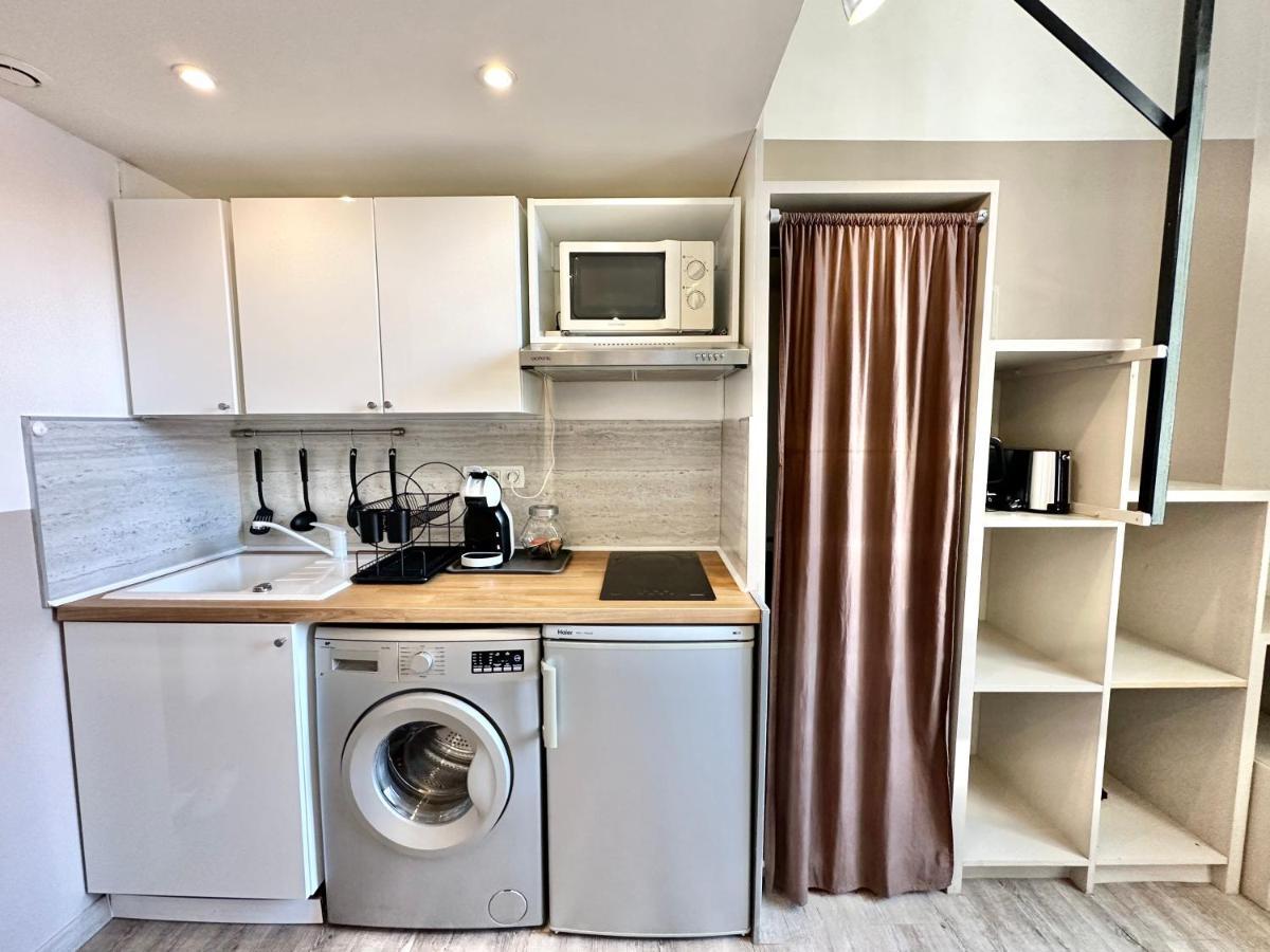Studio Avec Clim A 100M Plage - 15Min Centre Ville 尼斯 外观 照片